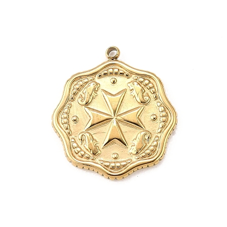 304 Stainless Steel Pendants STAS-Z135-05G-1