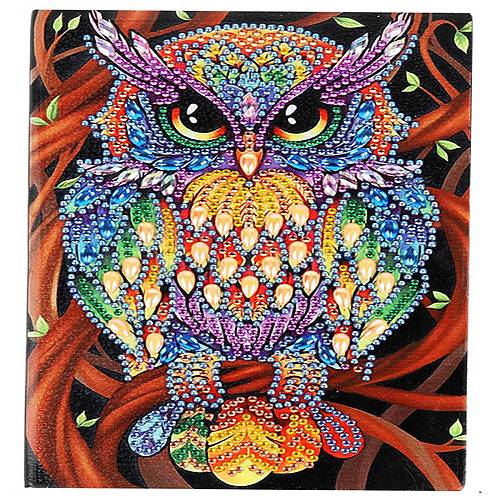 DIY Animal Theme Notebook Diamond Painting Kits DIAM-PW0004-111S-1