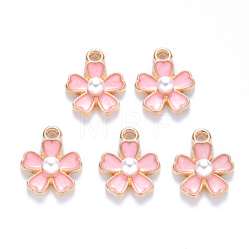 Alloy Enamel Charms ENAM-N054-028C-1