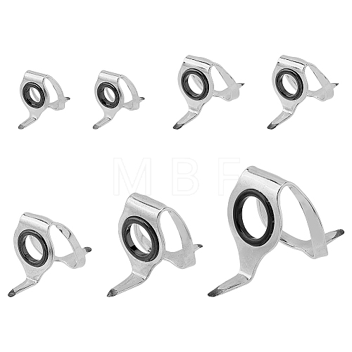 7Pcs 5 Style Stainless Steel Fishing Rod Guide Ring FIND-FH0006-70-1