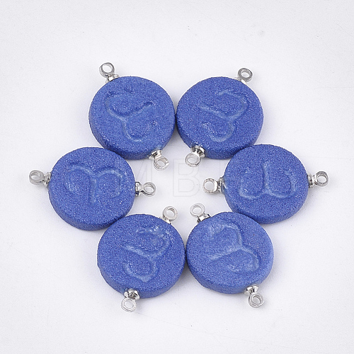 Handmade Porcelain Links connectors PORC-T002-124J-1