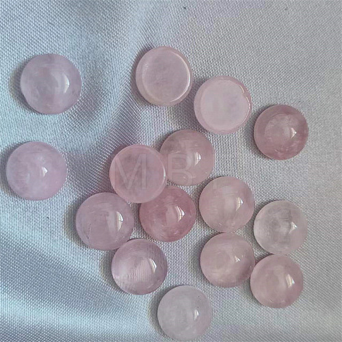 Natural Rose Quartz Cabochons PW-WG66059-06-1