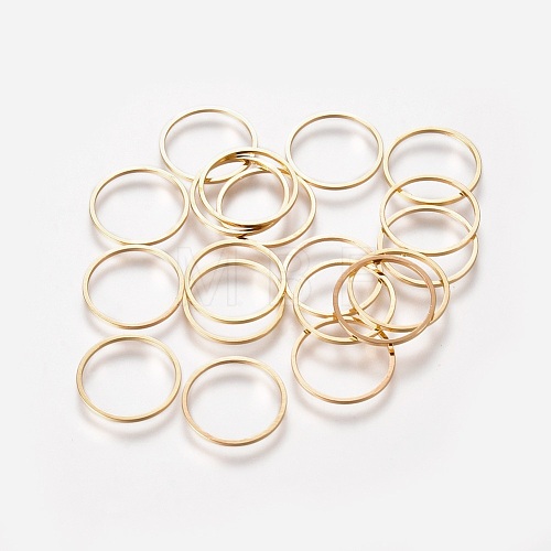 Brass Linking Rings X-EC18716MM-G-1