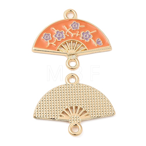 Alloy Enamel Connector Charms FIND-C037-05C-G-1