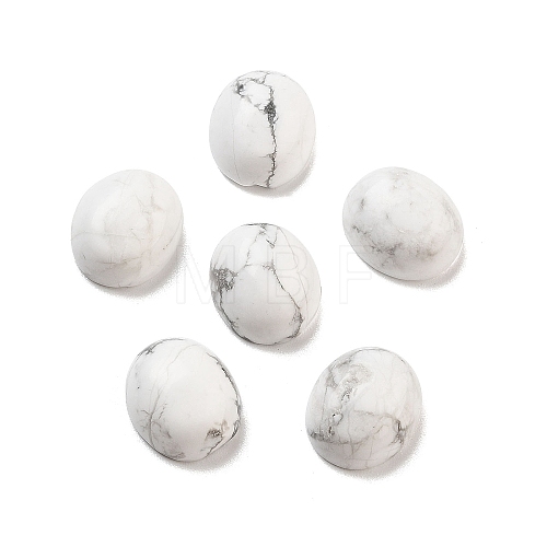 Natural Howlite Cabochons G-G145-01A-36-1