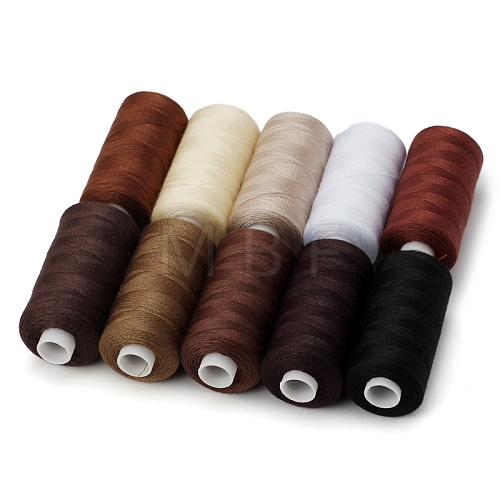 10 Colors Polyester Sewing Thread PW-WG4C286-15-1