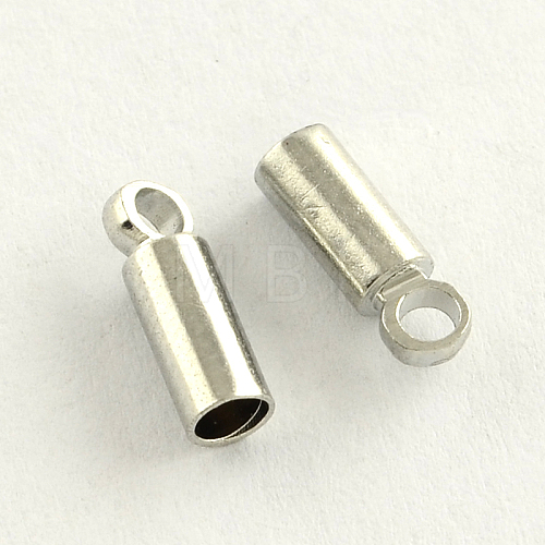 Brass Cord Ends KK-R001-07-P-1