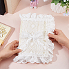 Polyester Lace Book Covers OFST-WH0002-59C-3