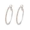 Brass Micro Pave Cubic Zirconia Stud Earrings EJEW-R025-32P-4