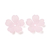 Frosted Acrylic Bead Caps AC-CBA1E6C-08B-1