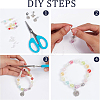 18Pcs 9 Style Rack Plating Alloy European Dangle Charms FIND-BC0002-62-4