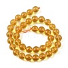 Synthetic Quartz Bead Strands G-H001-66B-02-3