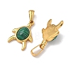 Synthetic Malachite Pendants STAS-L309-03G-2
