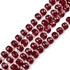Transparent Glass Beads Strands X-GLAA-P076-01A-04-1