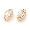 Rack Plating Brass Micro Pave Cubic Zirconia Beads KK-D073-02G-03-NR-1