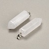 Natural Quartz Crystal Pendants GG-CBAA0EE-02P-21-3