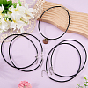 10Pcs Round Leather Cord Necklaces Making MAK-CL0001-06B-4