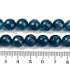 Natural Dragon Veins Agate(Dyed & Heated) Beads Strands G-M437-C01-01R-5