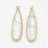 Natural Quartz Crystal Pendants G-Q494-56A-2