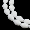 Opaque Solid Color Imitation Jade Beads Strands GLAA-N005-P8mm-D02-3