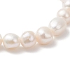 Natural Cultured Freshwater Pearl Beads Stretch Bracelets for Women BJEW-JB12864-4