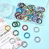 44Pcs 11 Colors Aluminum Quick Link Connectors ALUM-FS0001-01-8