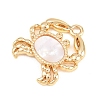 Natural Shell Sea Animal Pendants KK-H273-02G-2