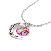 Rainbow Pride Necklace NJEW-F291-01B-1