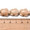 Handmade Porcelain Beads Strands LAMP-G140-02O-3
