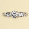 Zinc Alloy with Crystal Rhinestone Connector Charms RB-OY001-96P-1
