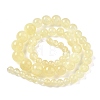 Natural Golden Silk Jade Graduated Beads Strands G-F830-A02-01-4