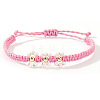 Handmade Daisy Glass Seed Bead Woven Flower Braided Bracelets CR2331-2-1