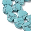 Synthetic Turquoise Beads Strands G-A309-A16-01-3