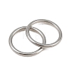 304 Stainless Steel Closed Jump Rings STAS-G393-06P-17-3