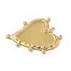 304 Stainless Steel Pendant Cabochon Settings for Enamel STAS-L293-02G-2