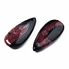 Natural Brazilian Agate Pendants X-G-S364-099A-3