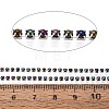 Iron & ABS Plastic Imitation Pearl Tennis Chains CH-Q006-01A-04-3