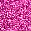 Baking Paint Pearlized Glass Seed Beads SEED-T008-03N-3