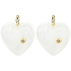 2Pcs Natural Quartz Crystal Pendants G-FH0002-76C-1