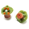 Handmade Lampwork Bumpy Beads Strands LAMP-A004-06C-3