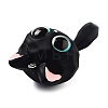 Opaque Resin Kitten Bell Big Pendants LS-RESI-A032-01P-02-2