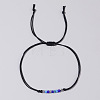 Adjustable Glass Seed Beaded Friendship Braided Bracelets for Daily Wear and Gifts BE2039-8-1