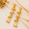 Alloy Nuggets Tassel Stud Earrings FS-WGA2C32-01-2
