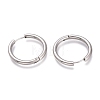 Tarnish Resistant 201 Stainless Steel Huggie Hoop Earrings EJEW-O095-05-07-2