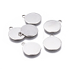 Tarnish Resistant 201 Stainless Steel Stamping Blank Tag Charms STAS-F207-22P-1