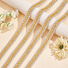 Polyester Braided Lace Trim OCOR-WH0078-08A-5