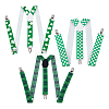 3Pcs 3 Style Adjustable Polyester Y-Shaped Heavy Duty Suspenders AJEW-CA0003-03-1