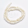 Natural Cultured Freshwater Pearl Beads Strands X-PEAR-F007-50-2