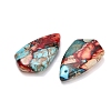 Dyed Natural Imperial Jasper Pendants G-H355-02C-2
