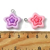 Opaque Resin Pendants X-RESI-P039-02A-3